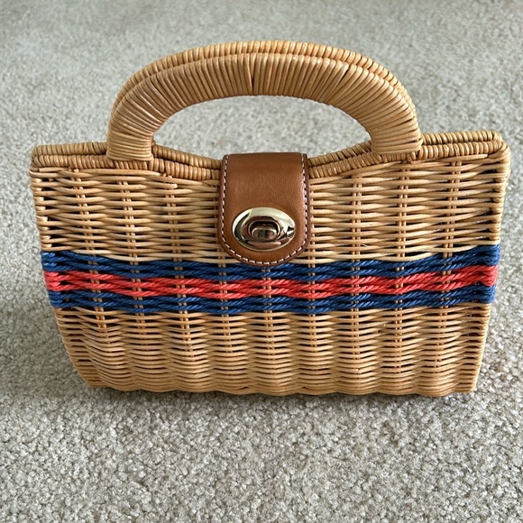 J. McLaughlin Handbags - J. McLaughlin Small Straw Purse